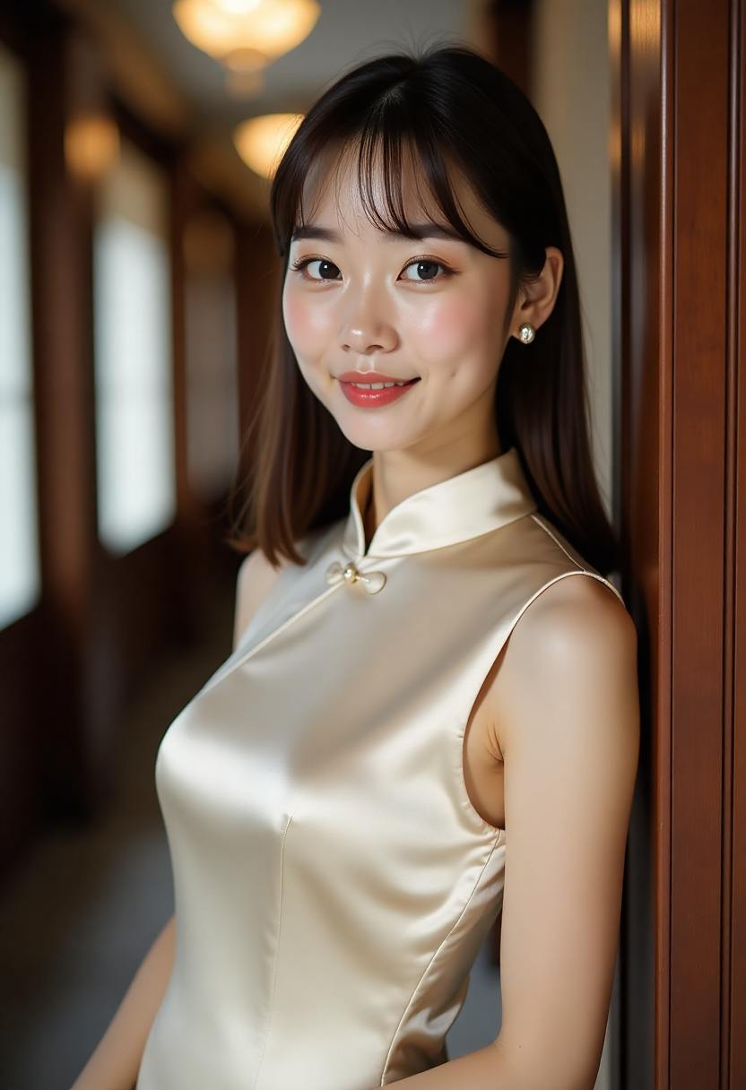 云海仙山与修行者远景